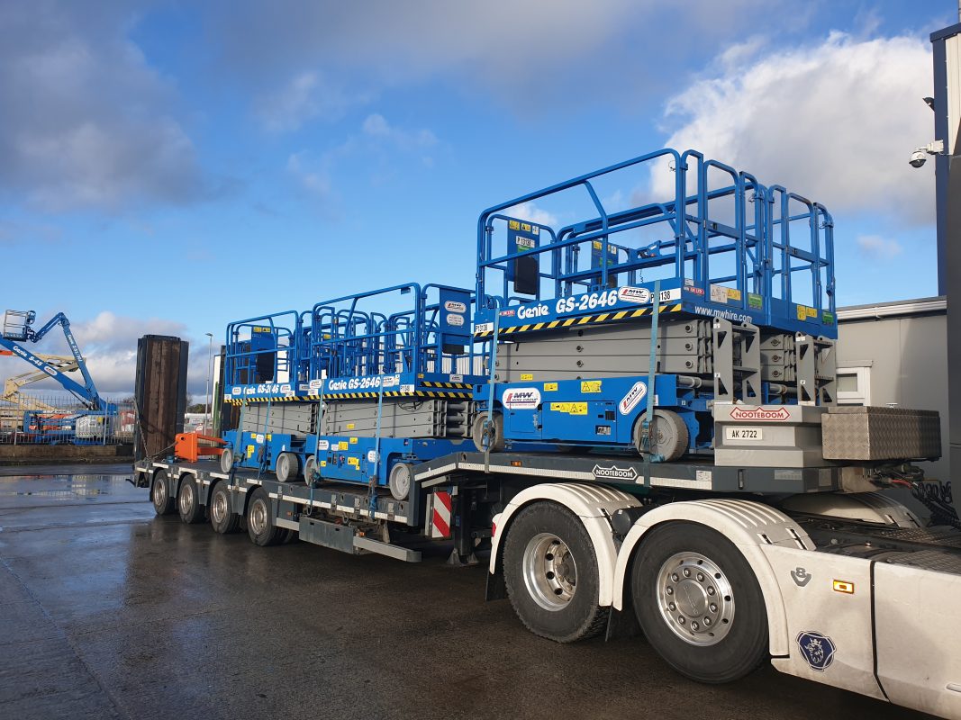 Load Of Genie 2646 MEWPs Heading On Long Term Rental