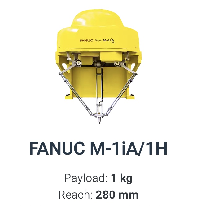 Fanuc M-1iA/1H Delta Robot Data Sheet