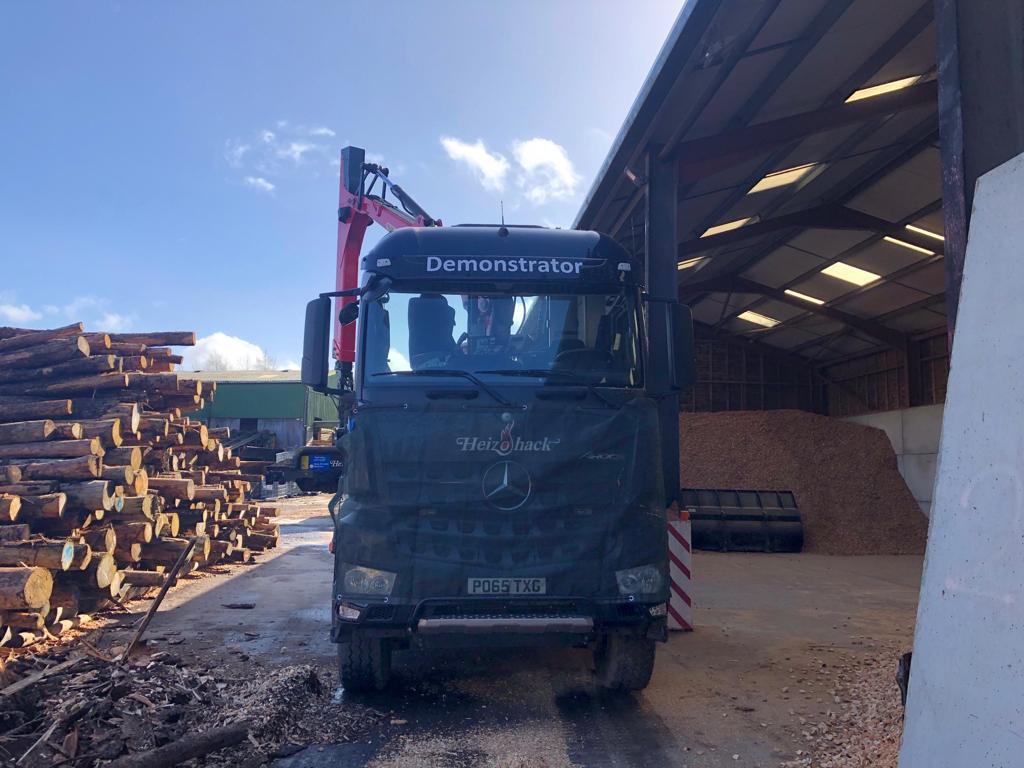 OUR HEIZOHACK CHIPTRUCK HAS BEEN BUSY THIS MONTH.