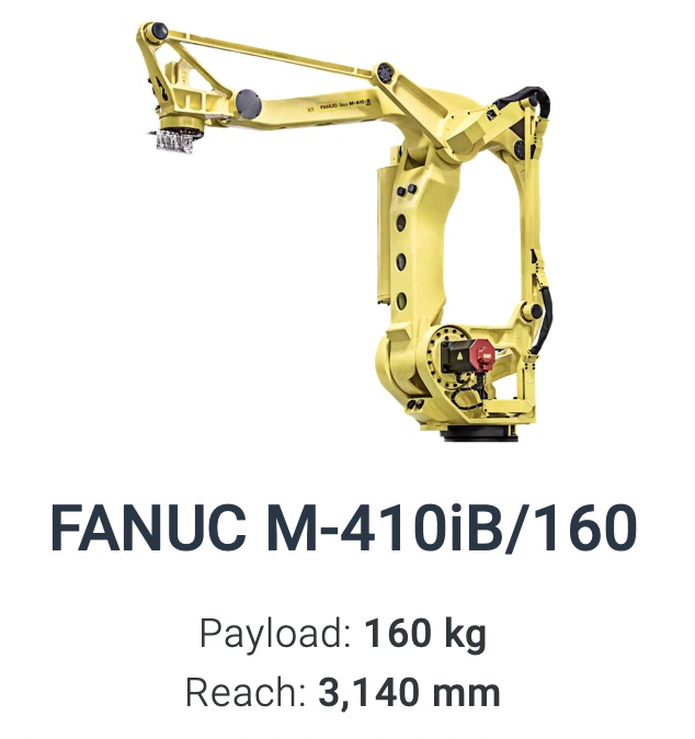 Fanuc M-410iB/160 Data Sheet