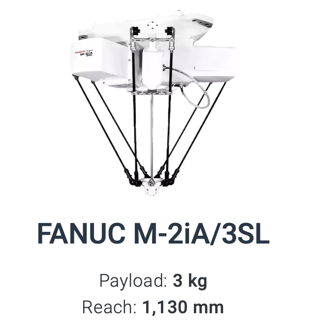 Fanuc M-2iA/3SL Delta Robot Data Sheet