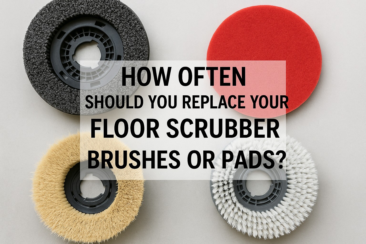 How Often Should You Replace Your Floor Scrubber Brushes or Pads?