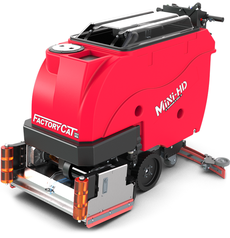 The Factory Cat Mini-HD Floor Scrubber: A high-value investment for your business.