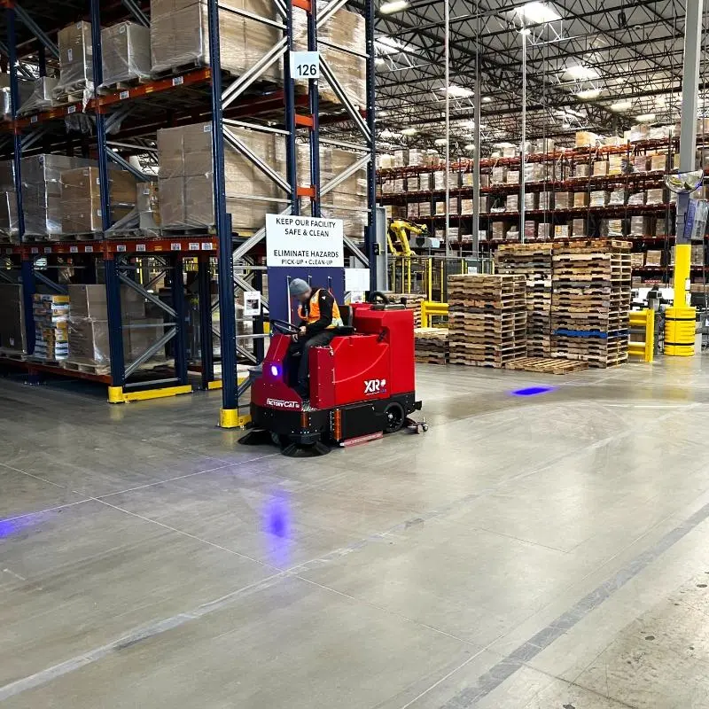 Factory Cat XR Floor Scrubber: Built for Heavy Industry