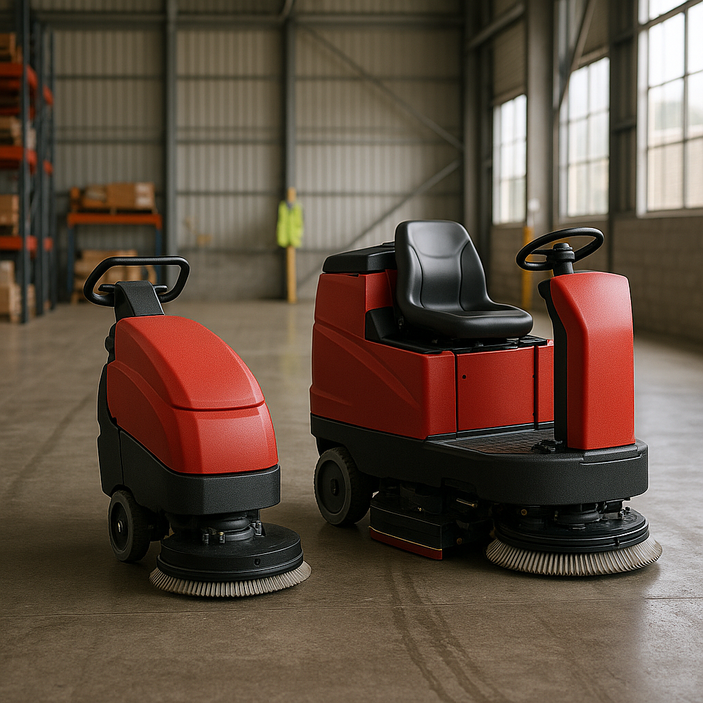 Ride-On vs Walk-Behind Floor Scrubbers: Finding the Right Balance