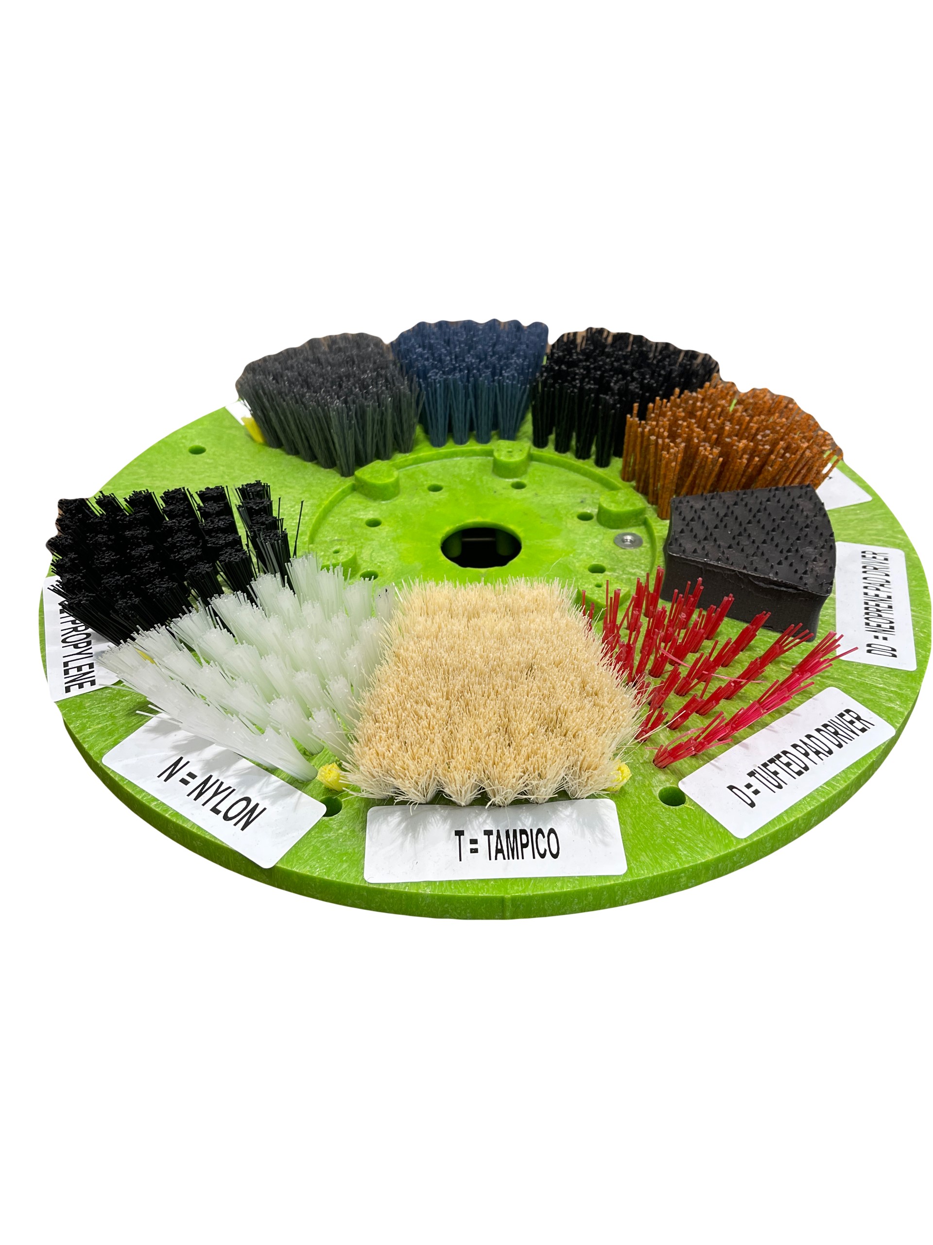 When are Tampico brushes suitable for use with an automatic floor scrubber?