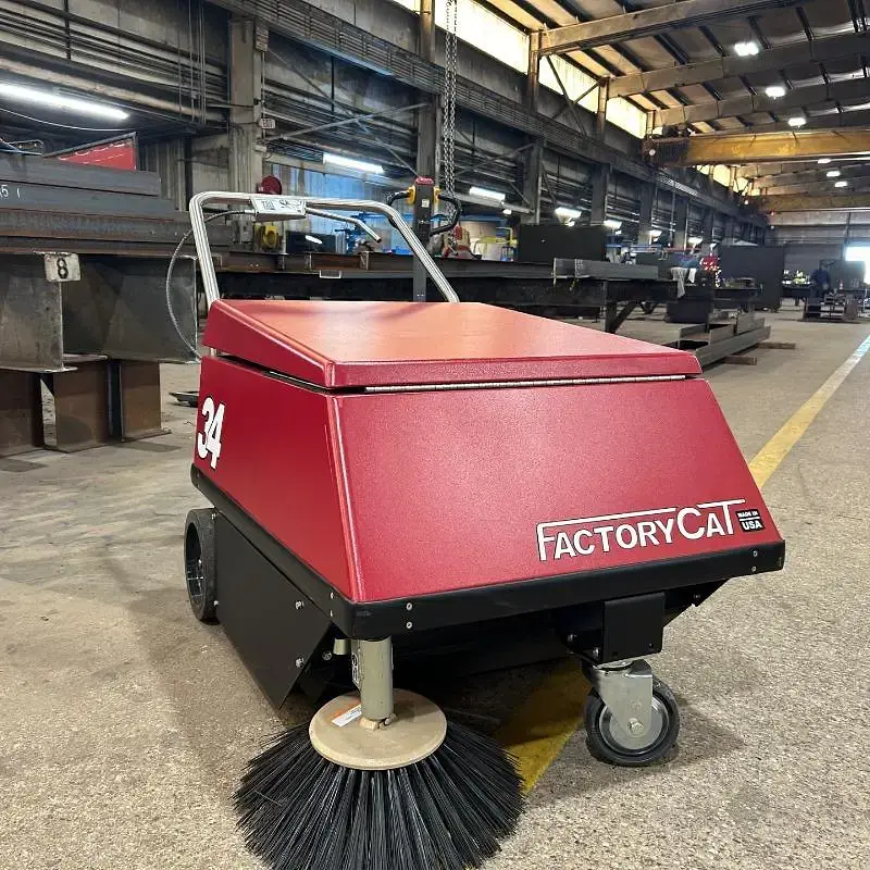 Best Floor Sweeper for Industrial Facilities in 2025: Why the Factory Cat 34 Dominates the Competition.