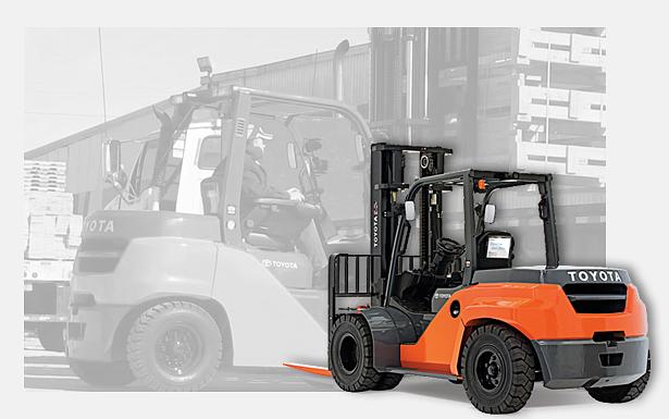 Pneumatic forklift