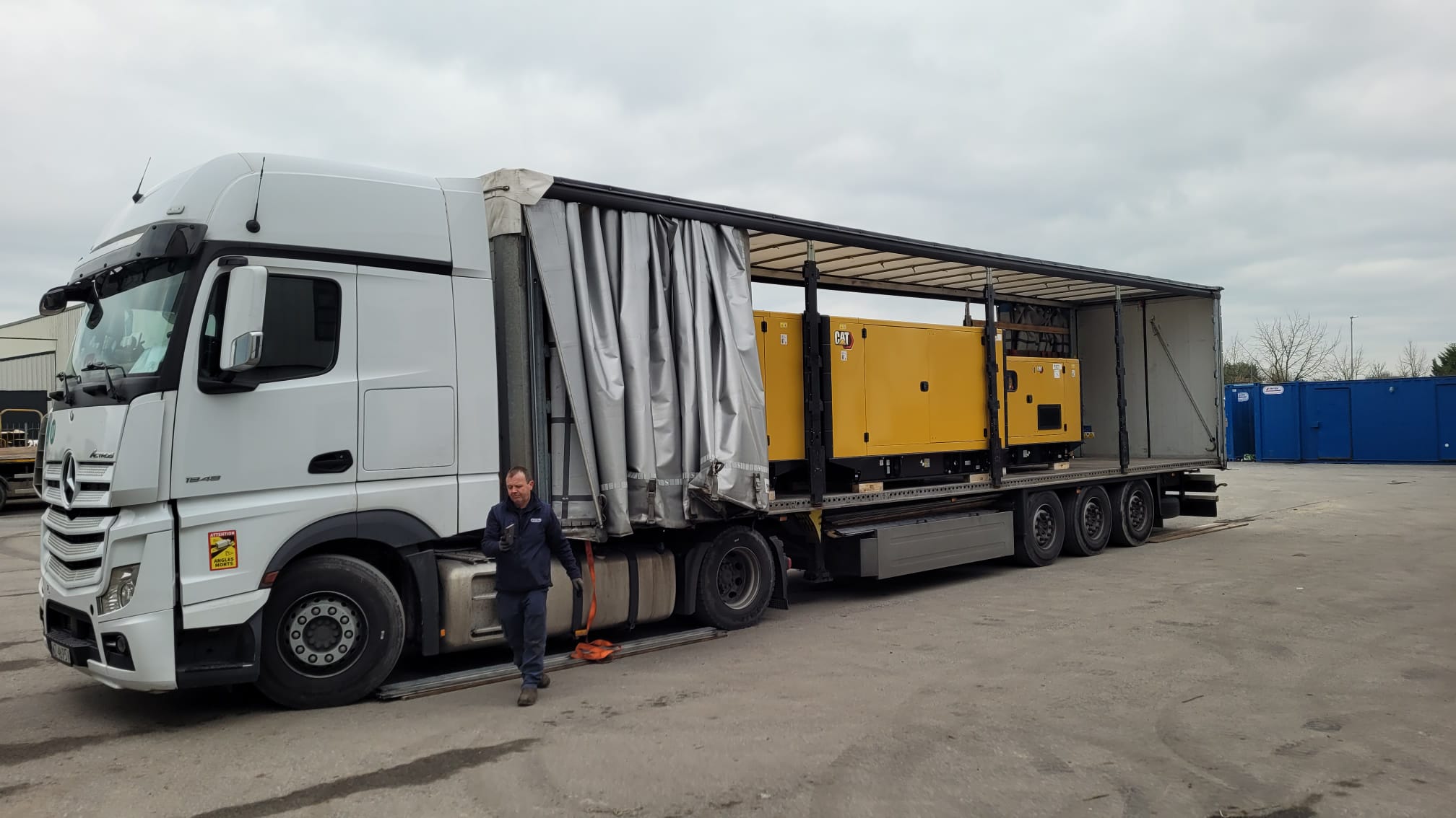 Number of Large CAT and Cummins Generators heading for export