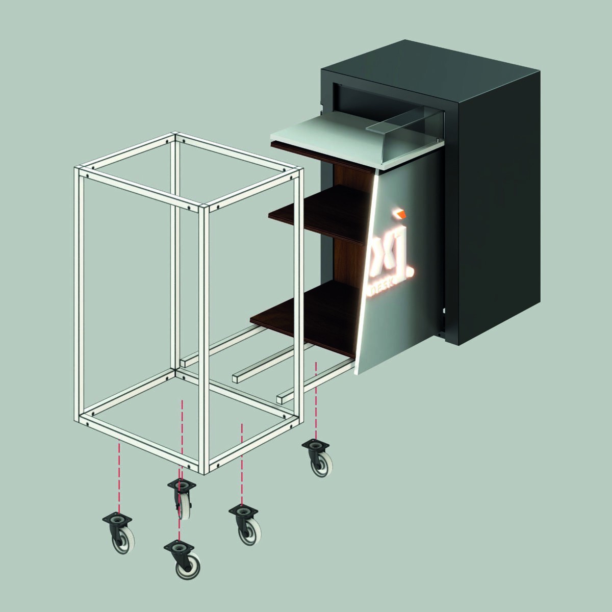 Daxì Sliding Desk is your must-have 2024 business design innovation to revolutionize your workspace