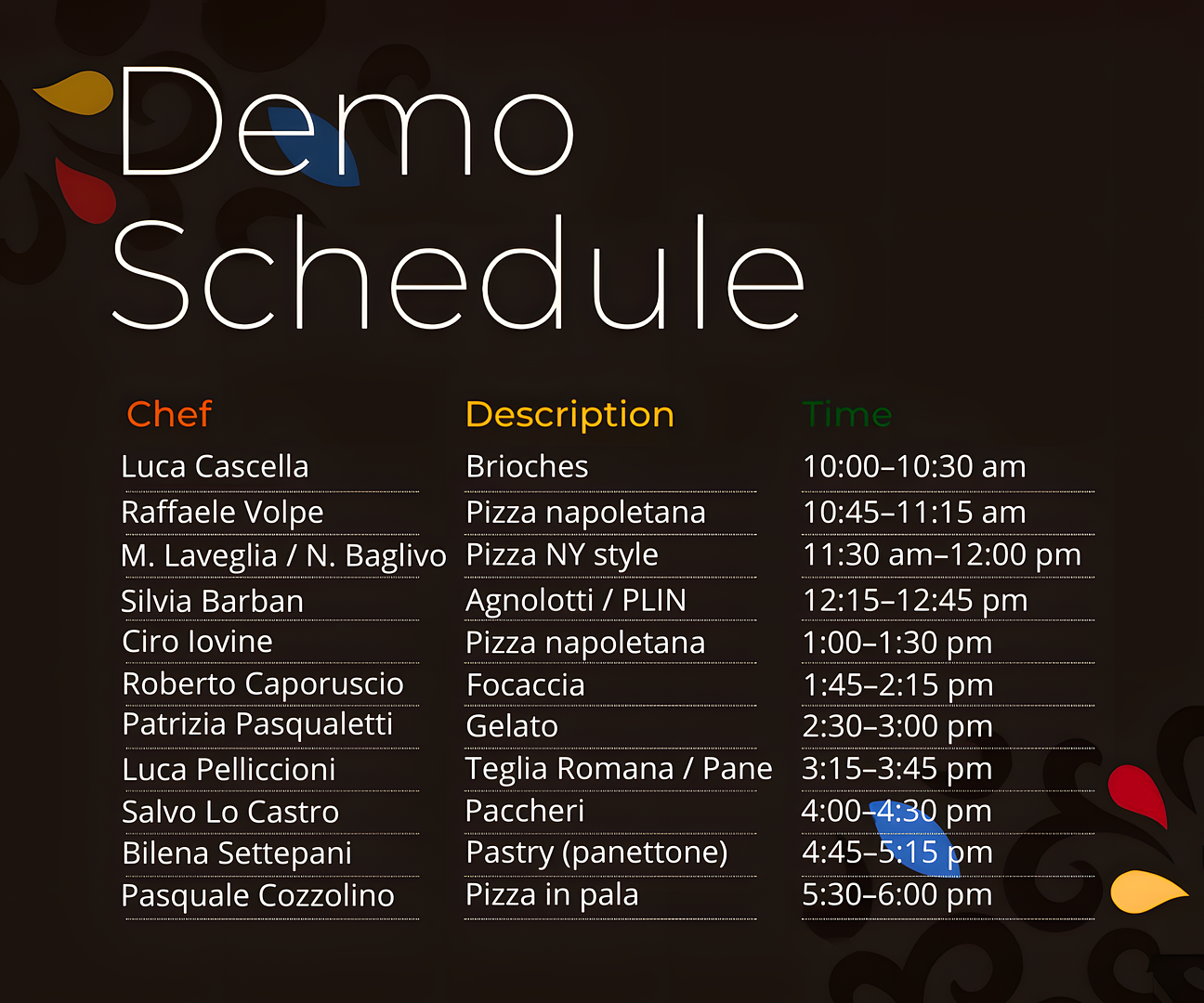 What to expect from the 3rd Edition of NYC Dolce & Salato Fest? Footage and schedule