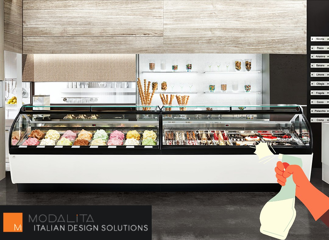 How to clean your Gelato Display Case properly? Maintenance tips!