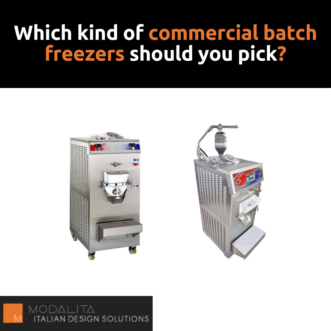 Which kind of commercial batch freezers should you pick?