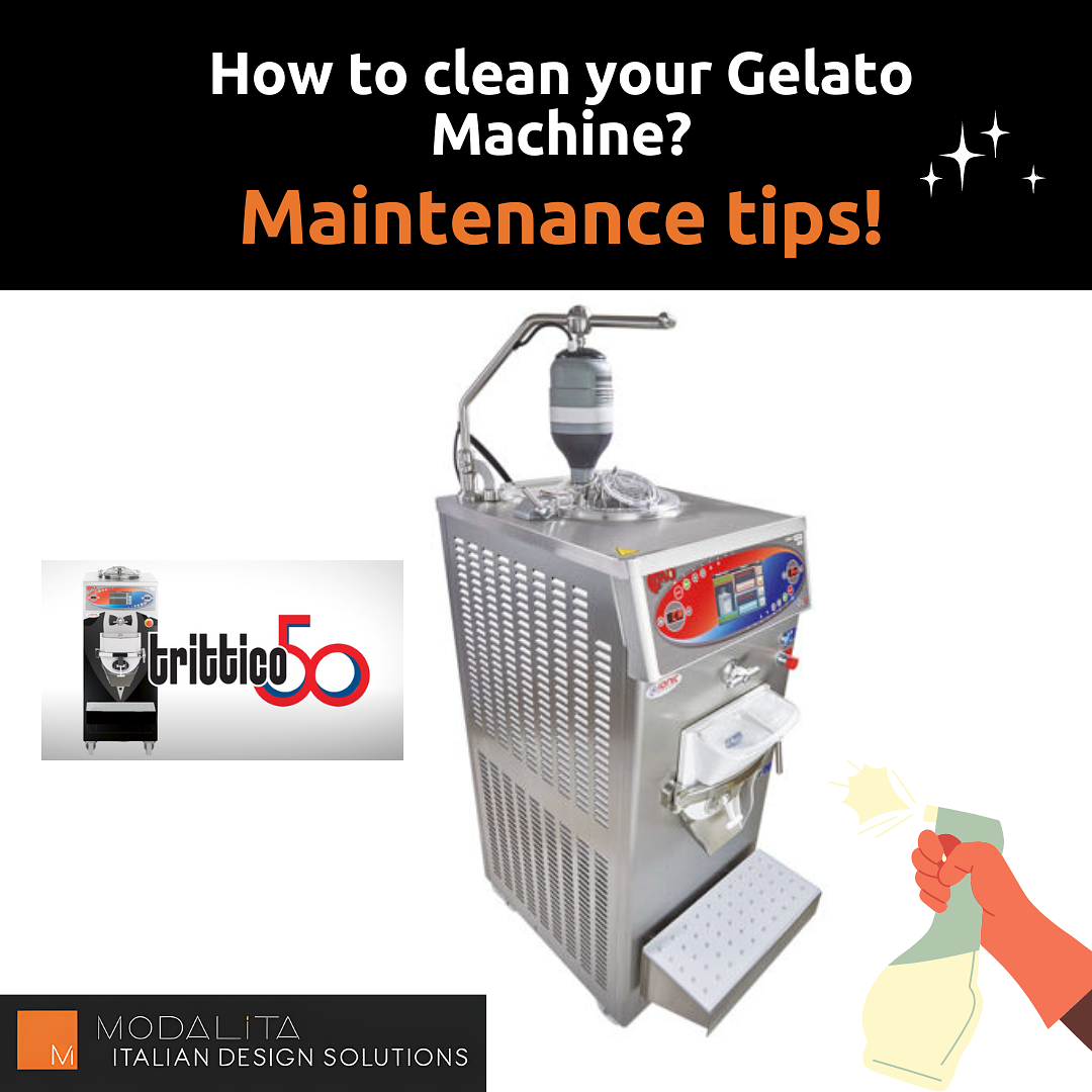 How to clean a Gelato Batch Freezer? Trittico Executive Evo maintenance tips!