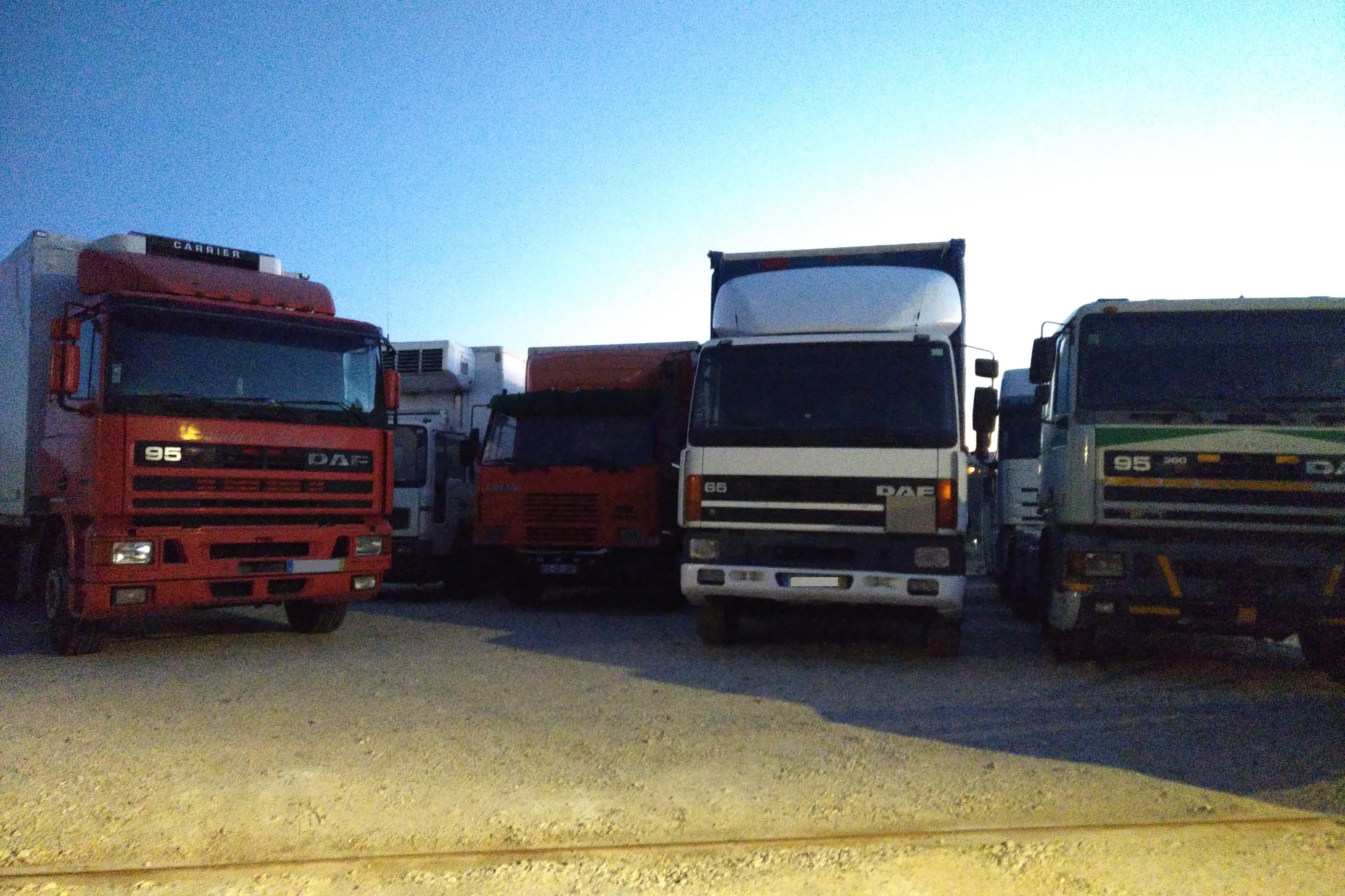 Left hand drives vehicles for export.