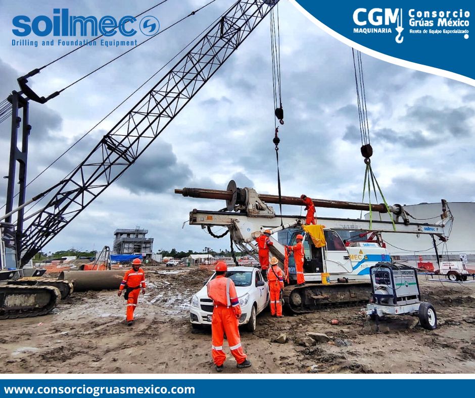 Perforadora hidráulica SOILMEC R312/200. 🛠