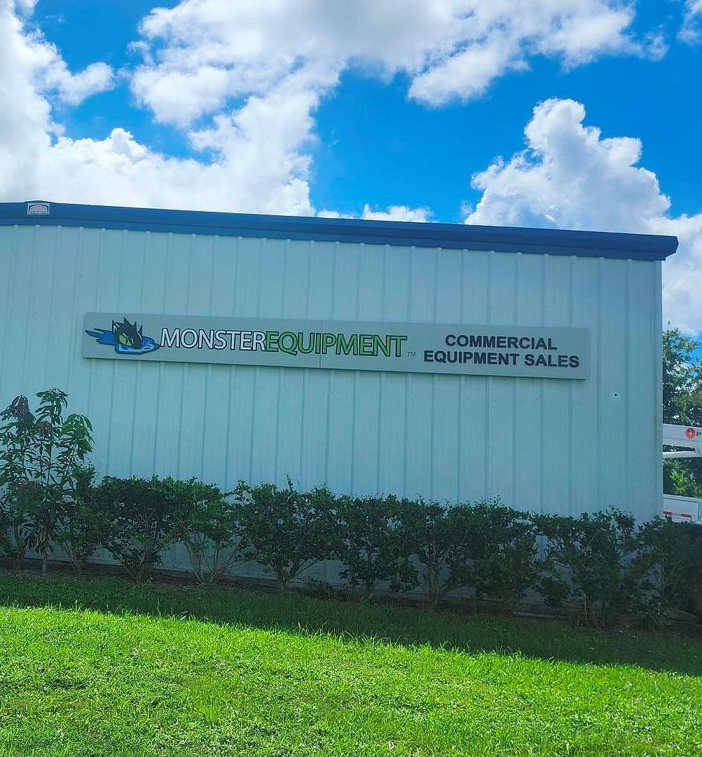 Monster Equipment shop bays on Porter Road