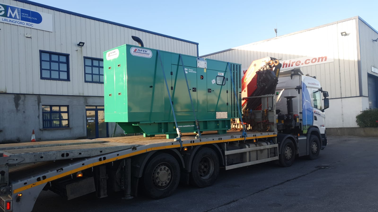 New Cummins 220 KVA Generator heading to a customer in Dublin City 