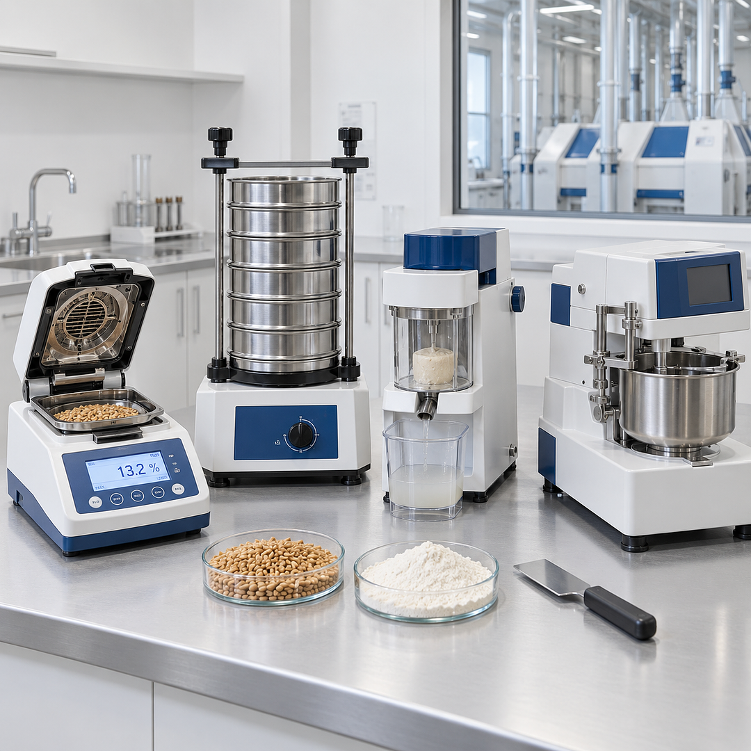 Flour laboratory testing equipment