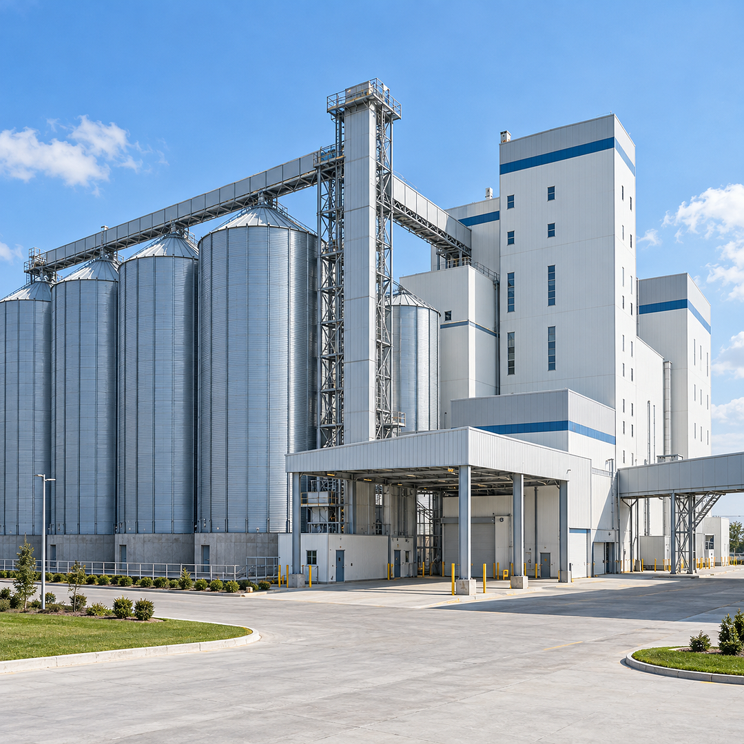 Complete flour milling plant