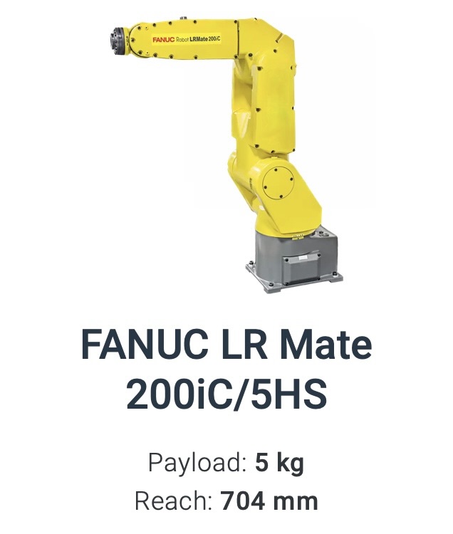 Fanuc LR Mate 200iC/5HS Data Sheet