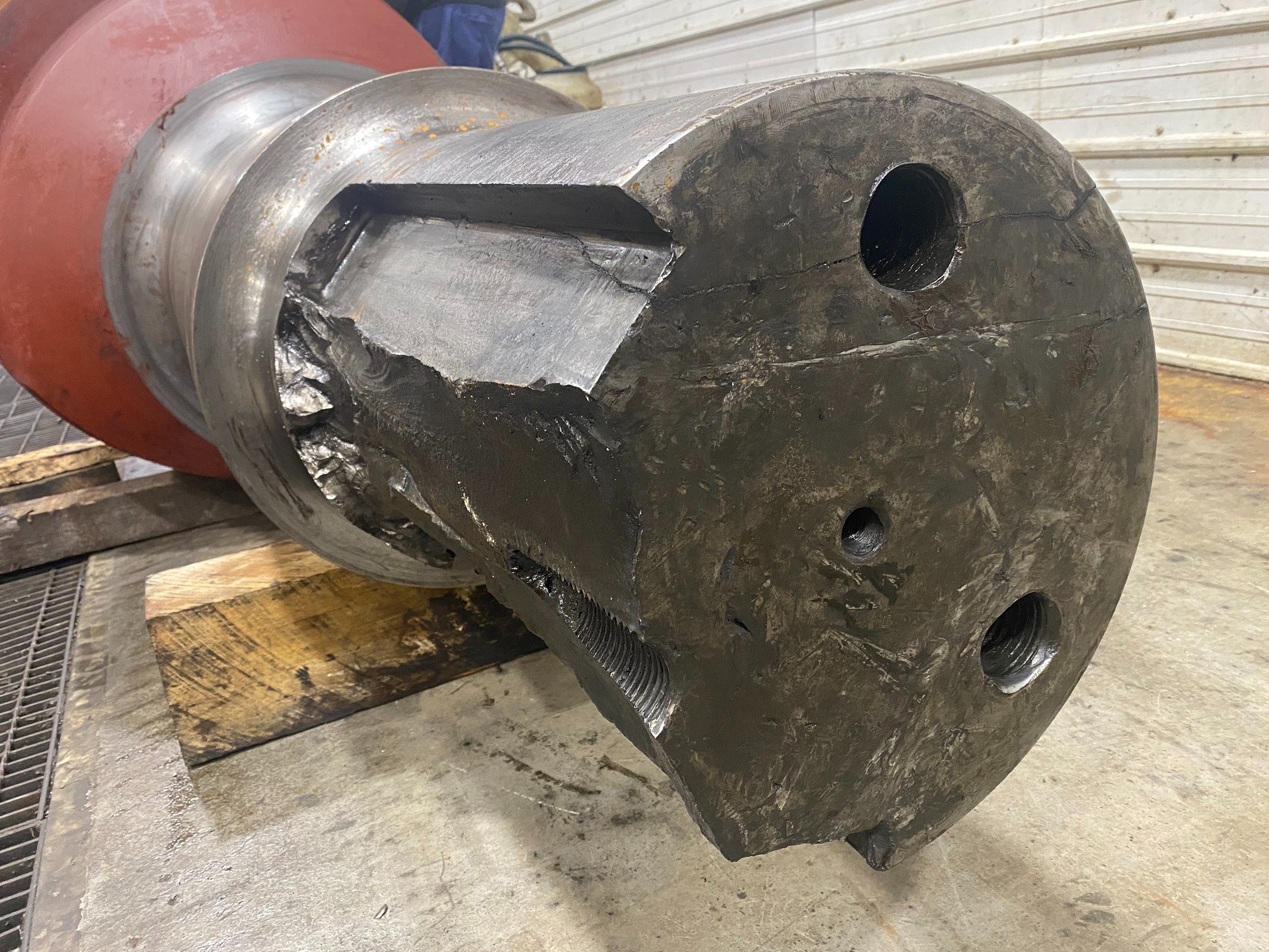 Eccentric Shaft Weld Repair