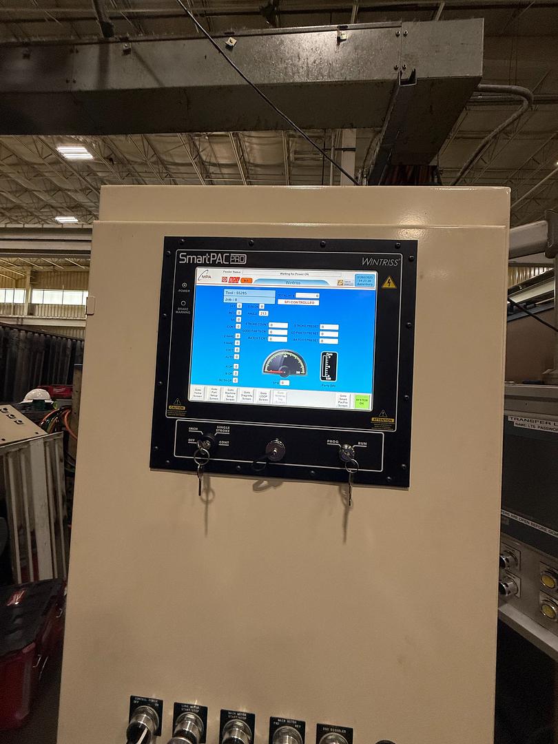 1000 ton Minster press and feedline with transfer intigration with new control -- 