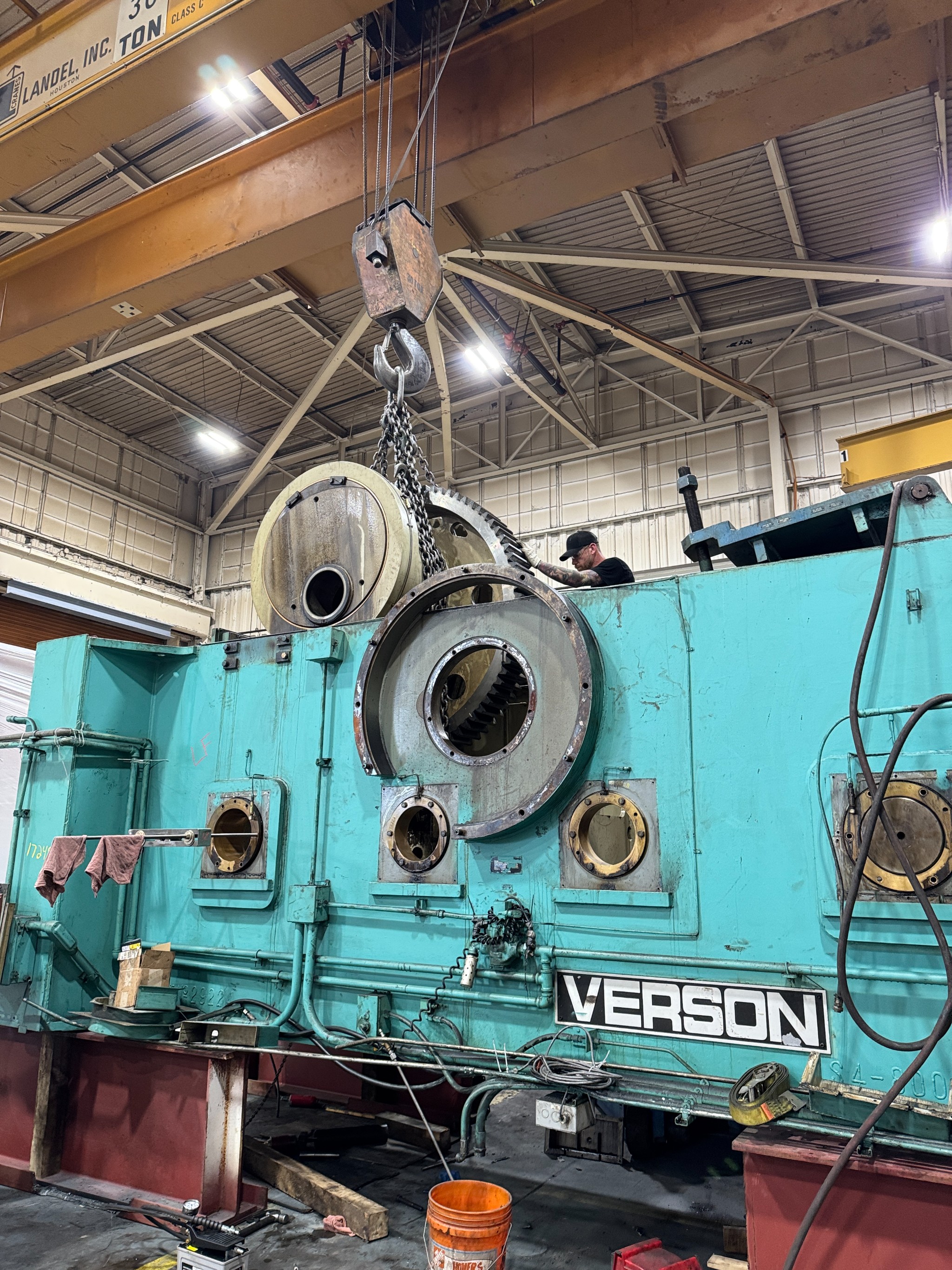 Verson 800 Ton Press Repairs
