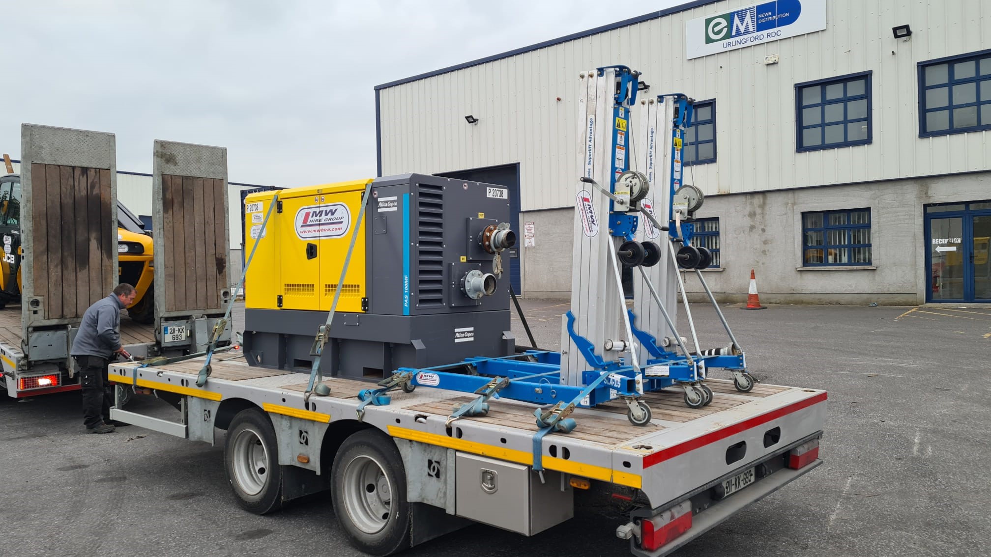 Load of Gear Heading out on a Renatl Job this Morning 