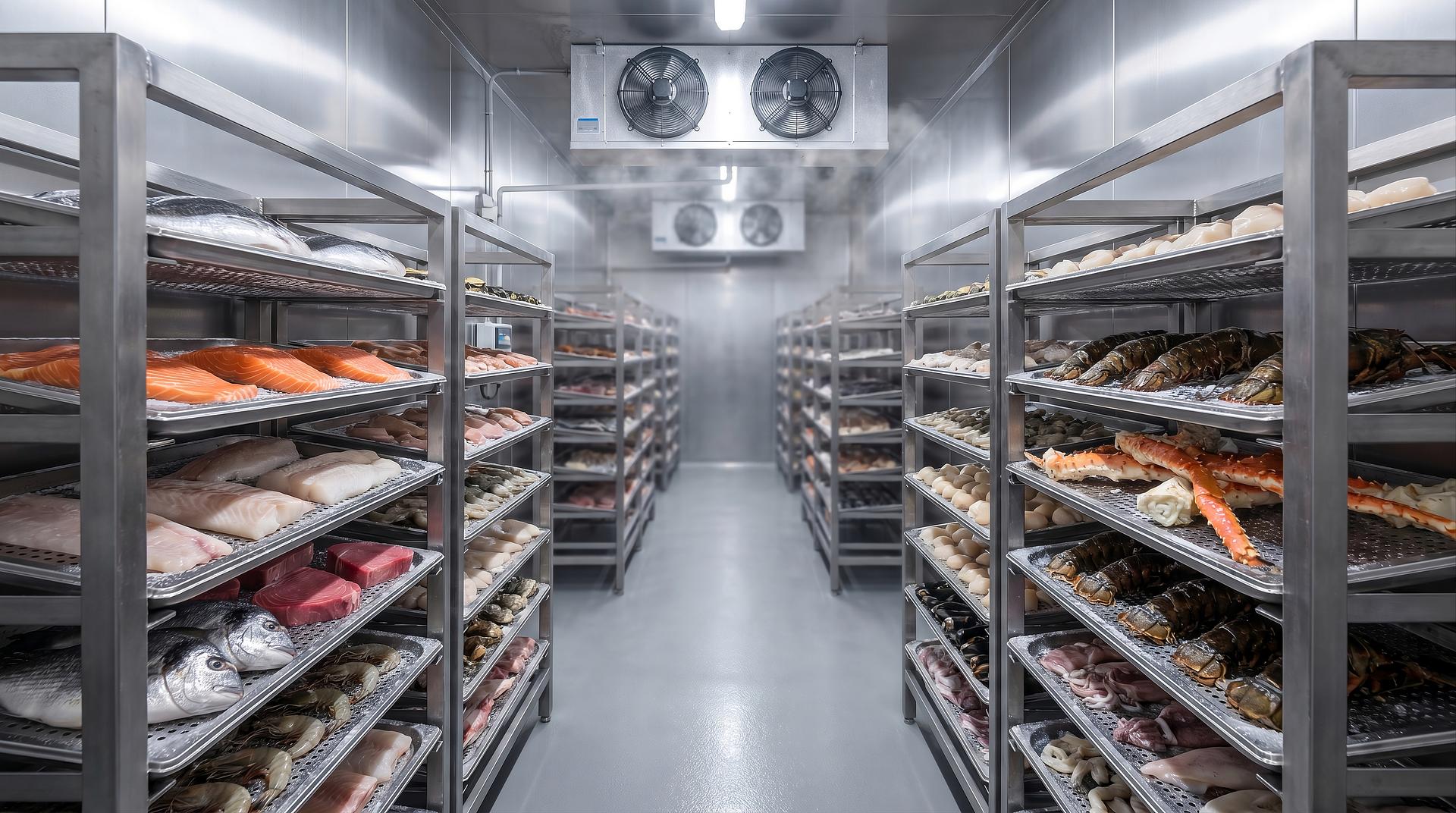 Bakery bench representing refrigeration and cooling