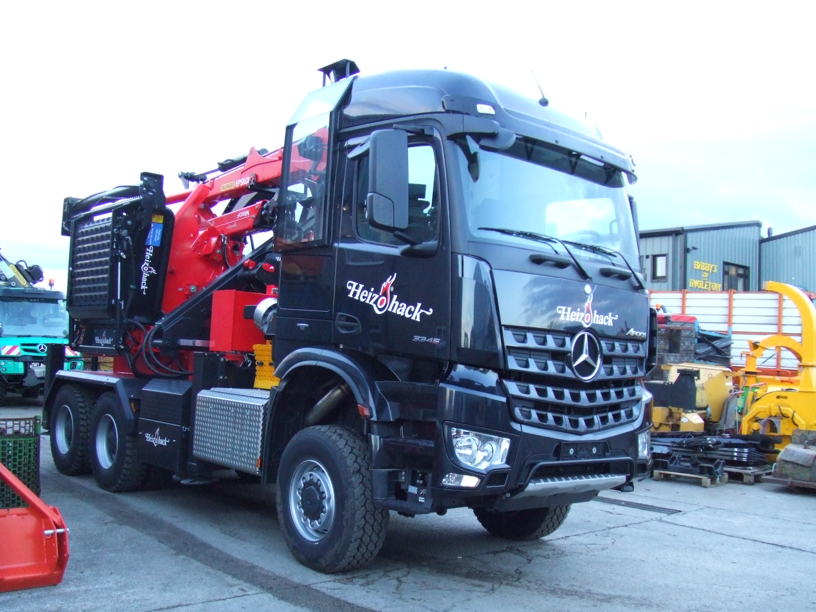 IT’S HERE! THE FIRST MERCEDES AROCS 3345 450HP 6X6 CHIP TRUCK TO BE SOLD INTO THE UK.