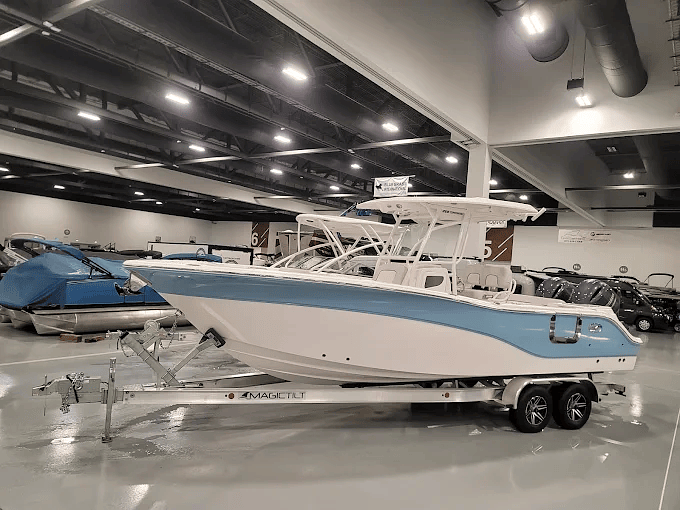 Boat trailer at Coast to Coast Marine