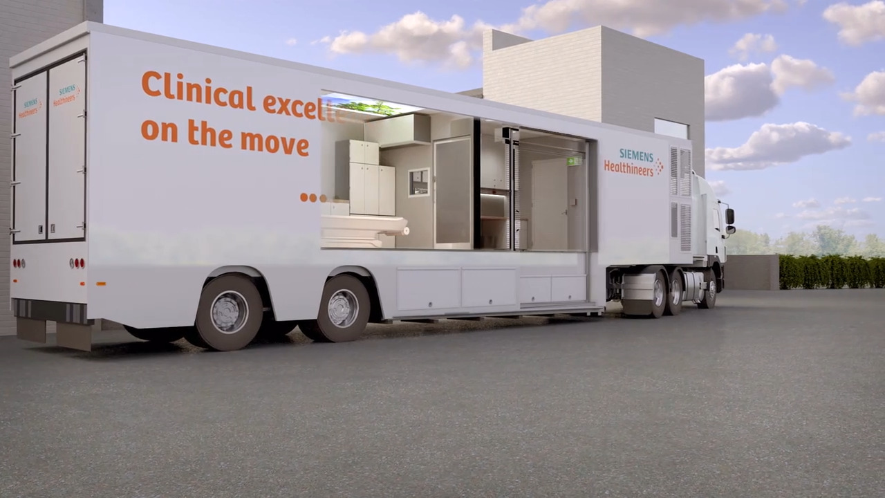 Mobile Siemens Biograph TruePoint 64 PET/CT