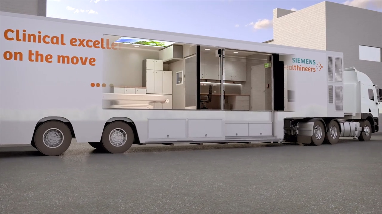 Mobile Siemens MAGNETOM Viato 1.5T MRI