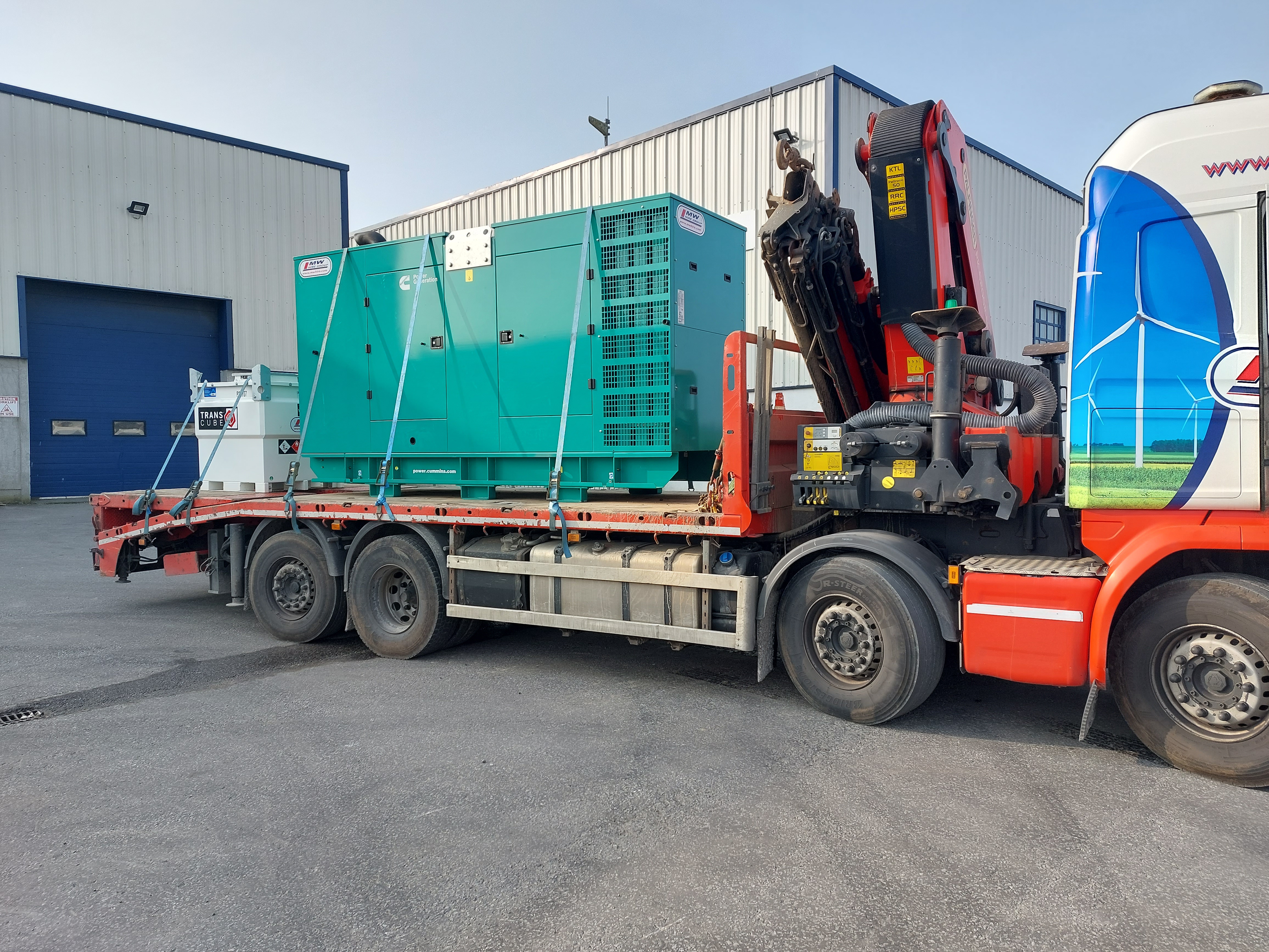 New Cummins C220D5 Generator and Western 1,000L Tank SOLD.... heading to the customer in Dublin 