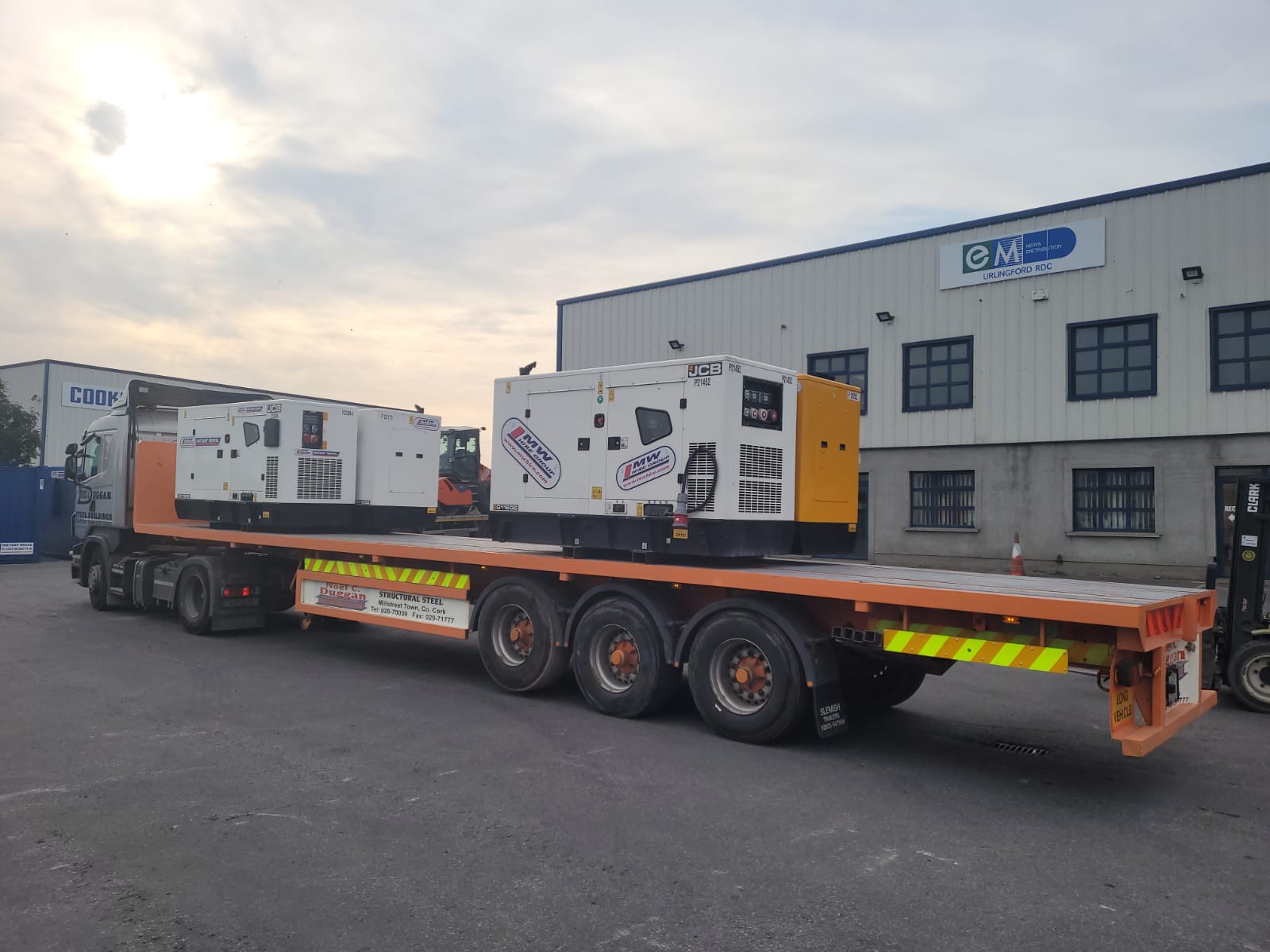 4x JCB 116Q5 Generators heading on a long term Rental 