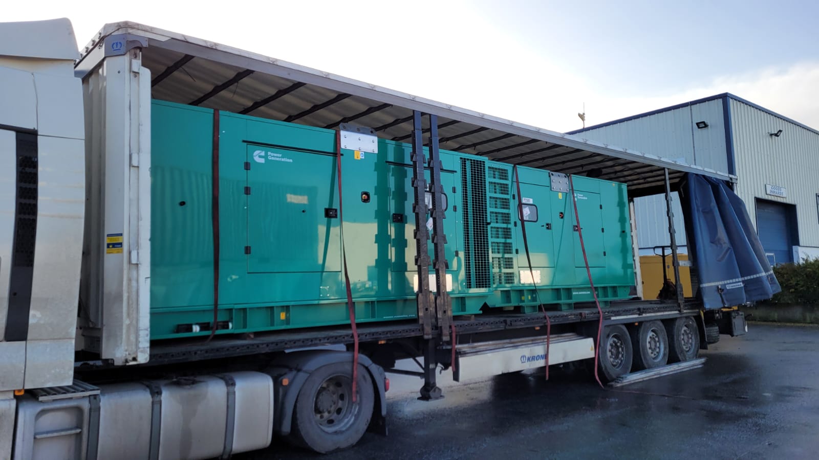 2x Cummins Generators Loaded and heading for Europe 