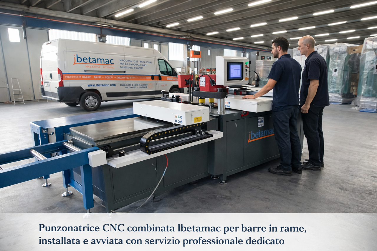 Punzonatrice CNC o semiautomatica per barre rame: quale scegliere?