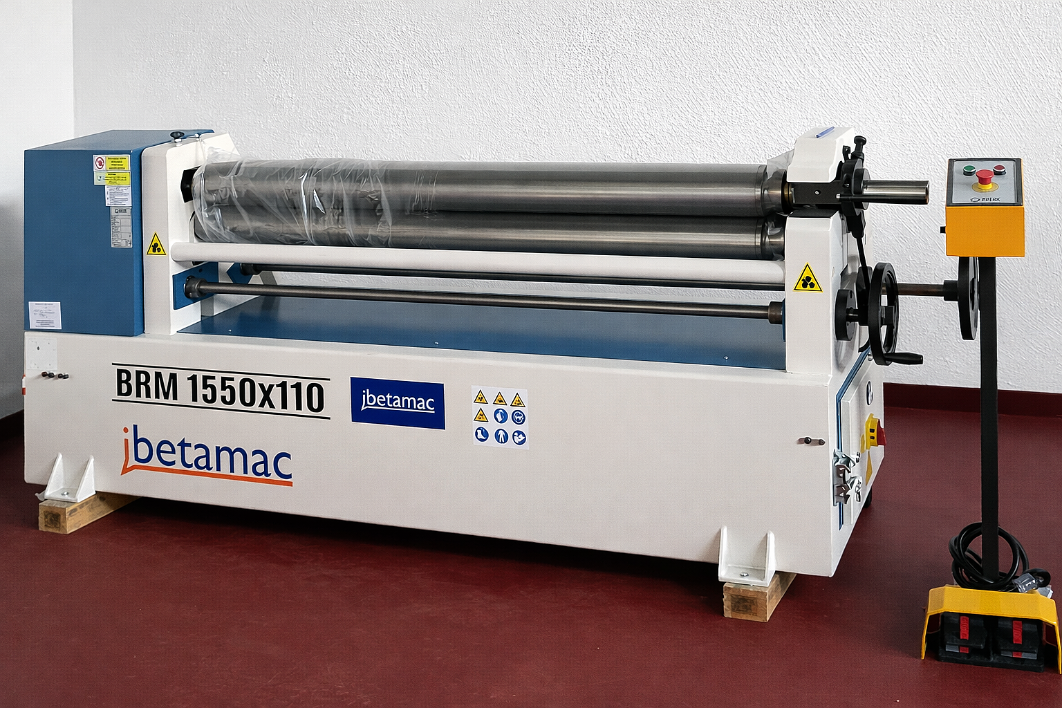 Three-Roller Sheet Metal Bending Machine Sold and Installed in Genoa