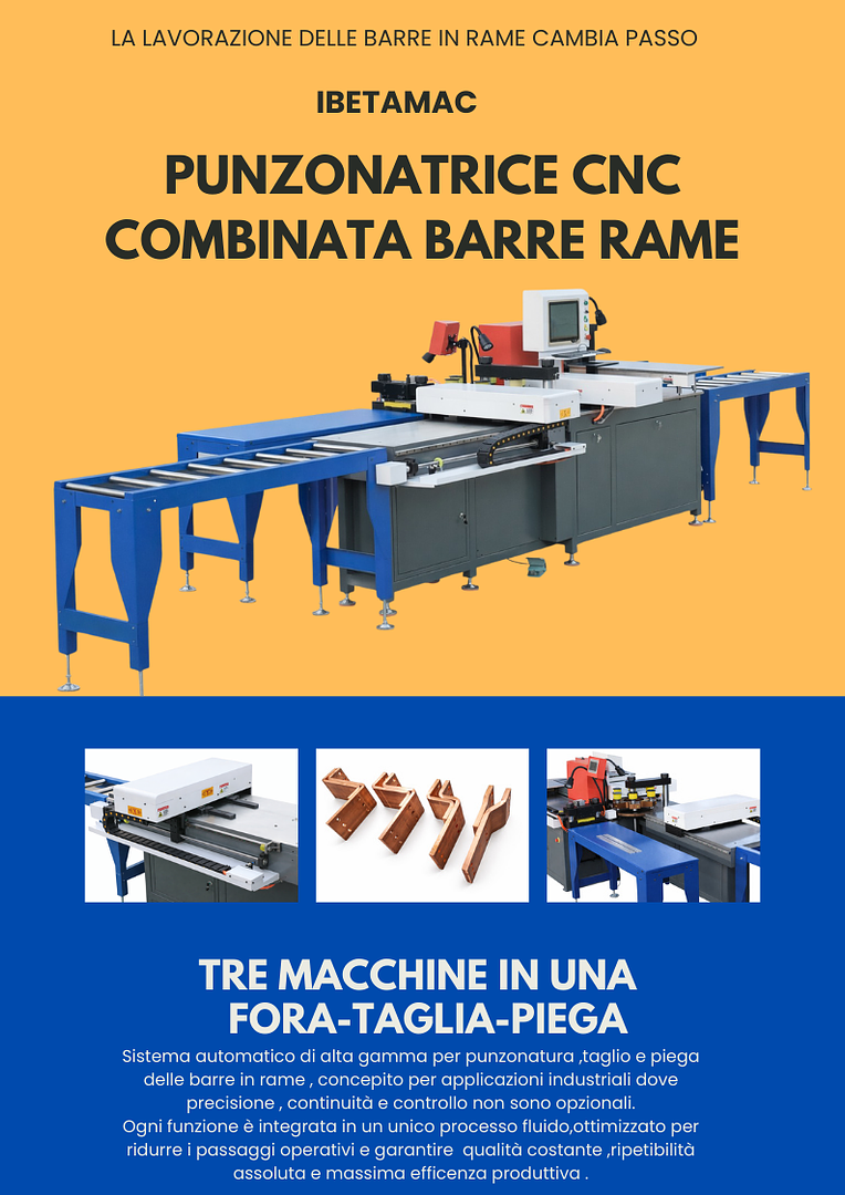 LA LAVORAZIONE DELLE BARRE IN RAME CAMBIA PASSO 