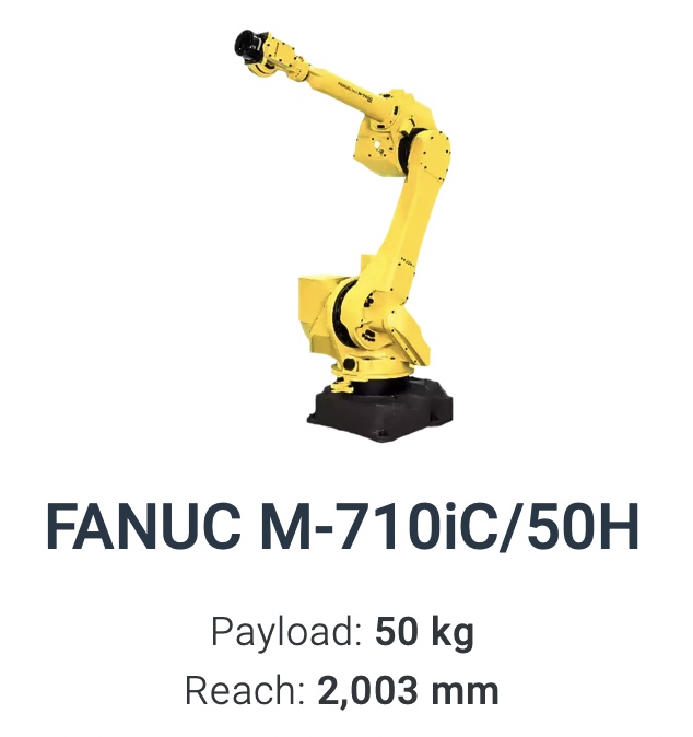 Fanuc M710iC/50H Data Sheet
