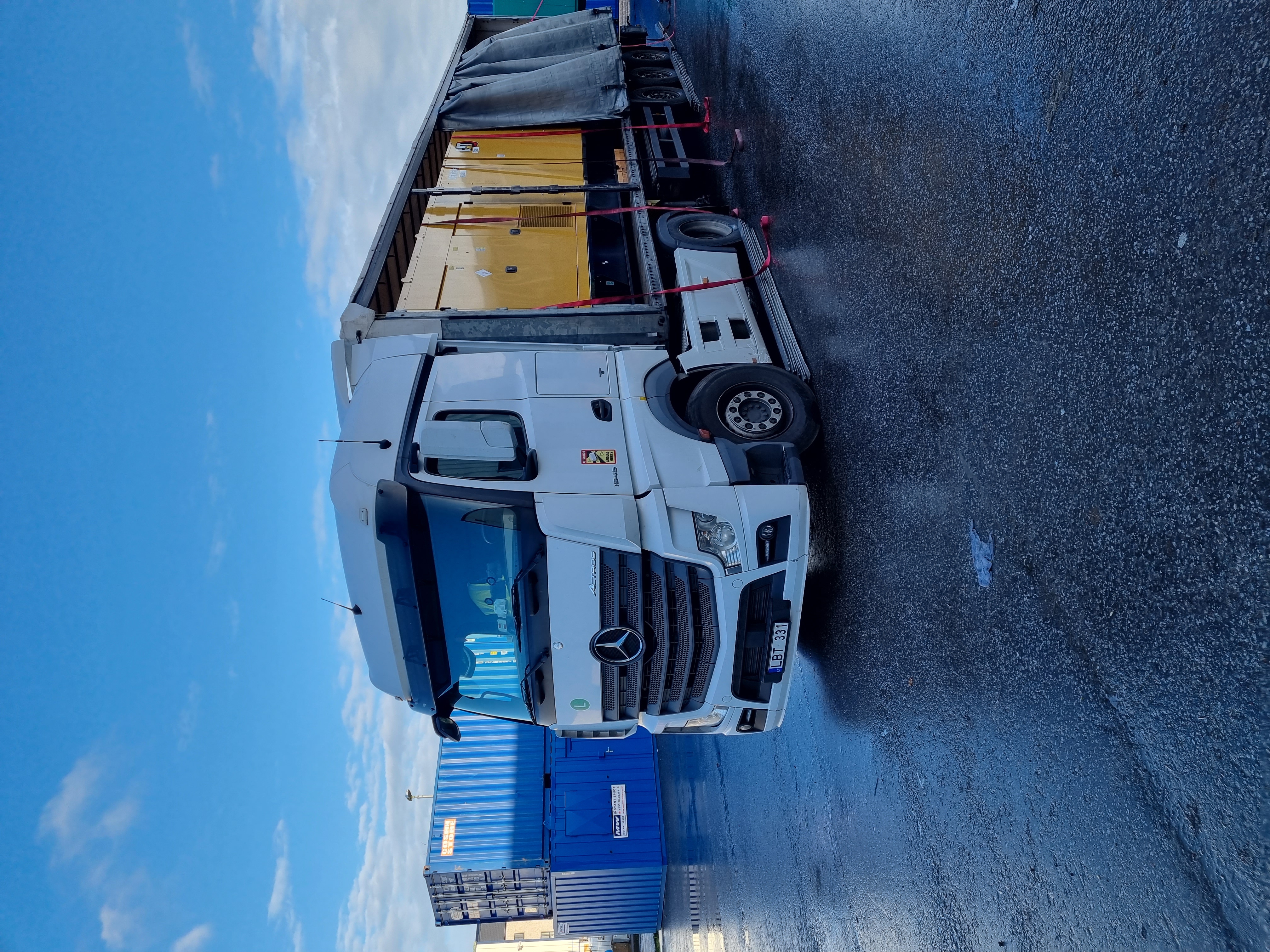 CAT Generator Export - European customer loaded with 3 New CAT Generators