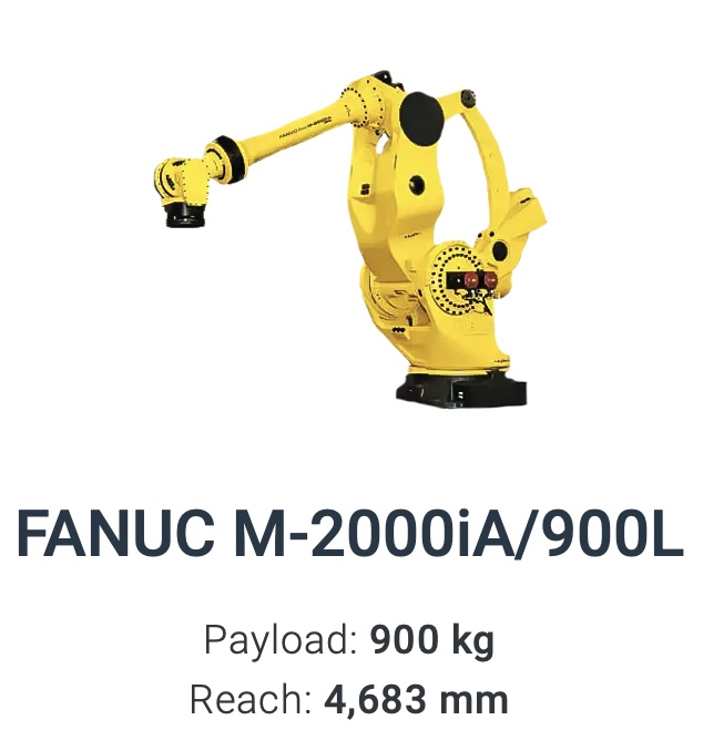 Fanuc M-2000iA/900L Data Sheet M-Series robot