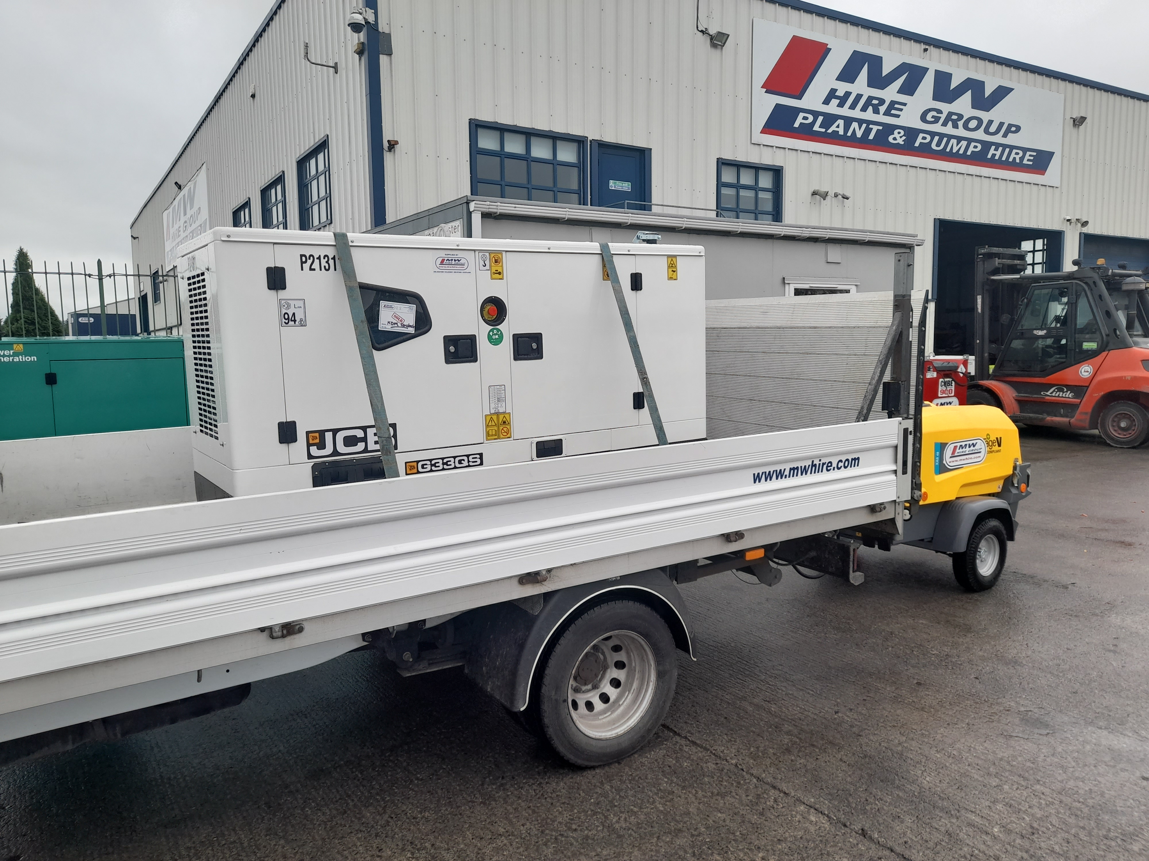 New JCB G33QS Generator and New Atlas Copco XAS48 Compressor SOLD.... Being Delivered to Customers in Co. Roscommon 