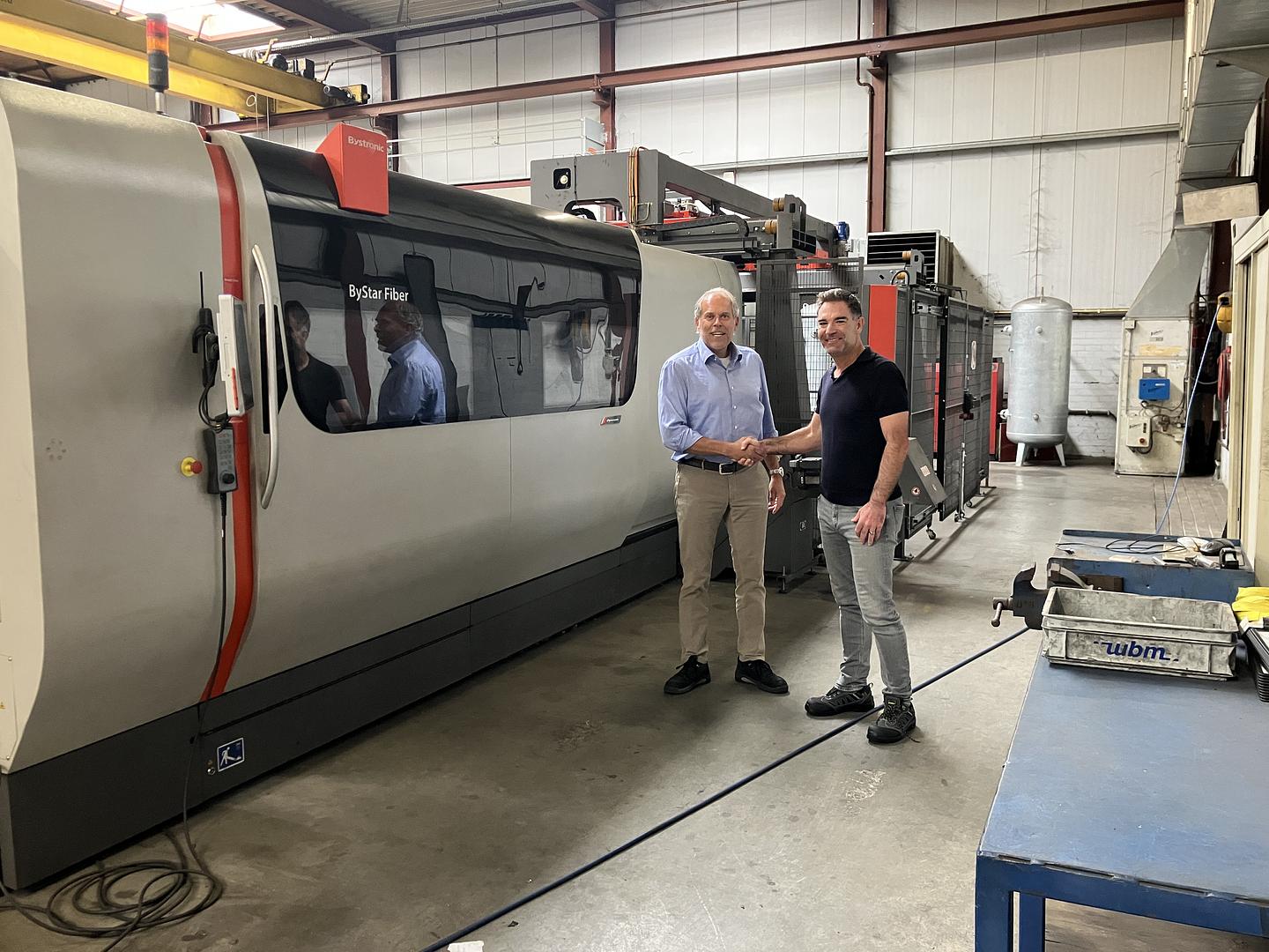 From the Netherlands to Italy ... another BYSTRONIC BYSTAR Y2018 3015 8kw with automation successfully relocated by Fused Machinery