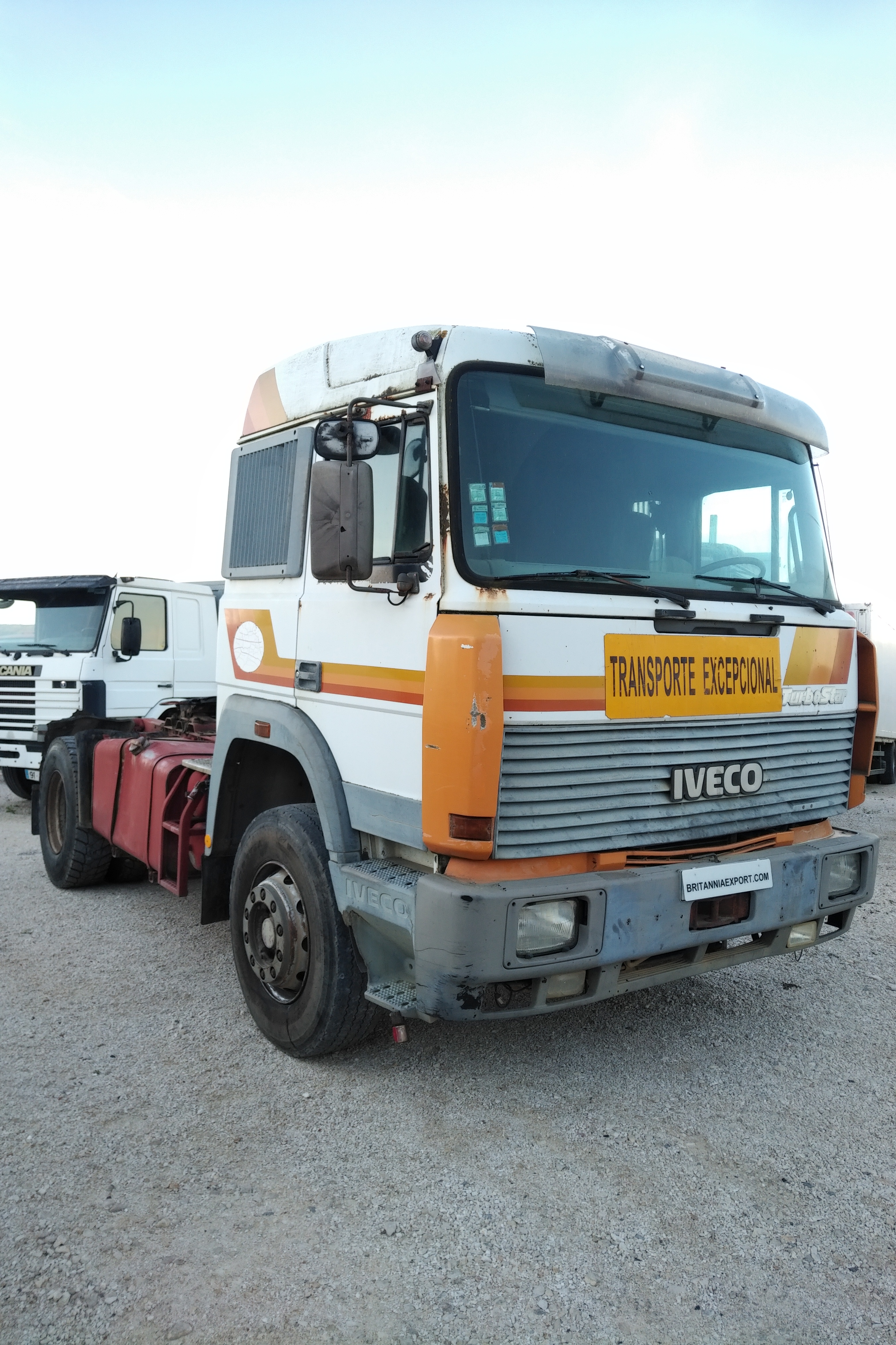 Left hand drive Iveco Turbostar 190-36 tractor unit sold to Nigeria.