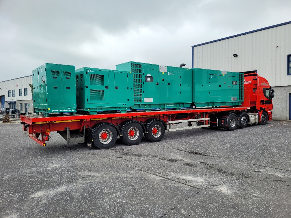 Full Load of New Cummins Generators SOLD.... Customer Collecting 