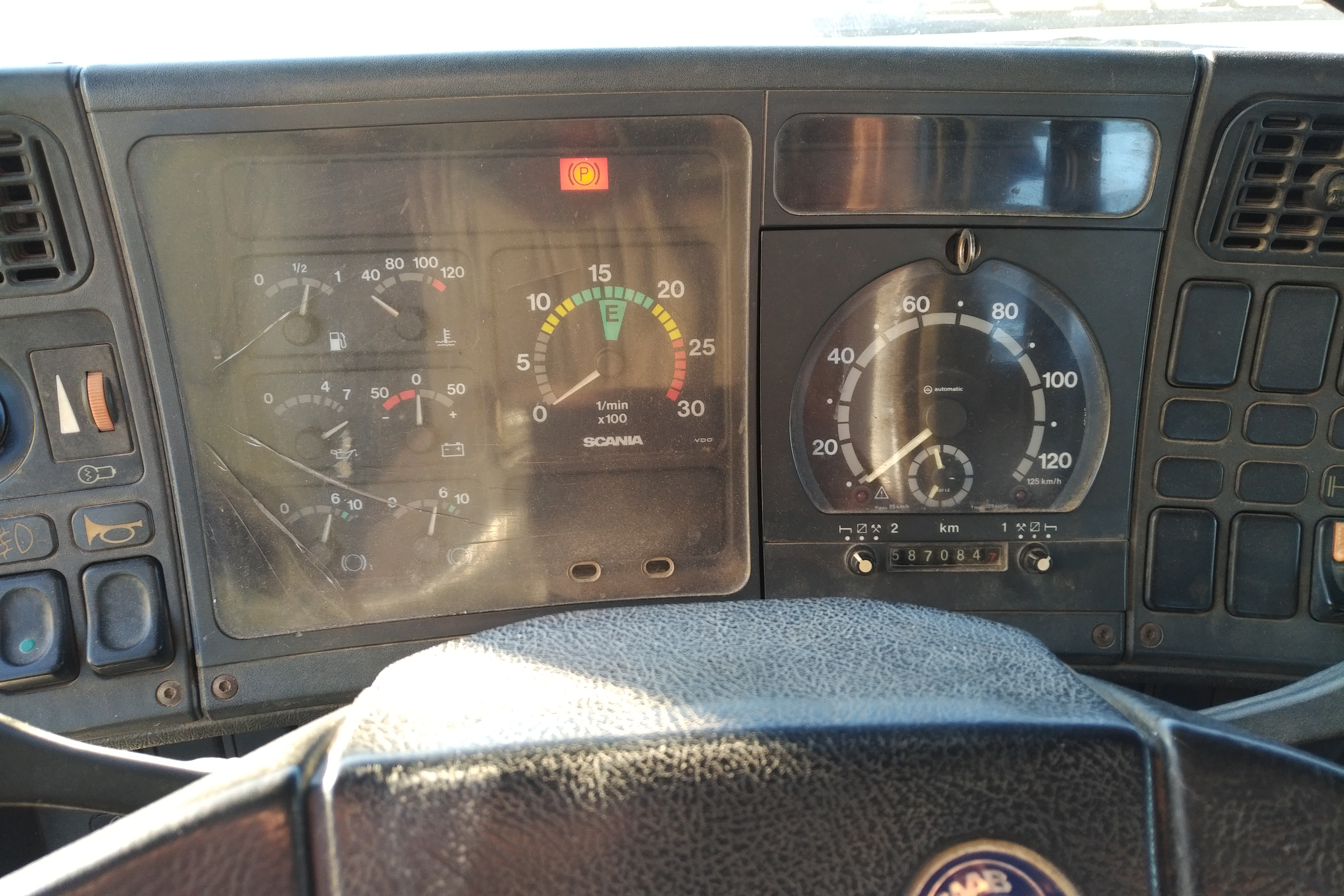 Left hand drive Scania 93M 280 18 ton dropside truck recently sold to Lagos - Nigeria.