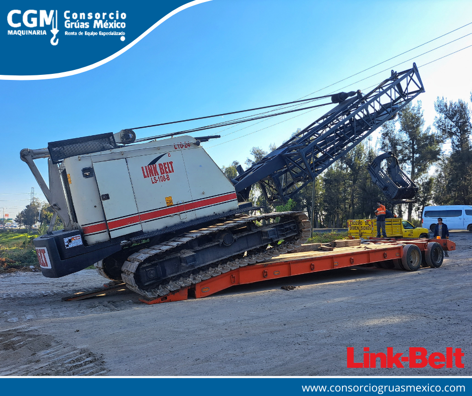 Grúa mecánica sobre orugas LINK BELT LS 108B / Crawler crane LINK BELT LS 108B