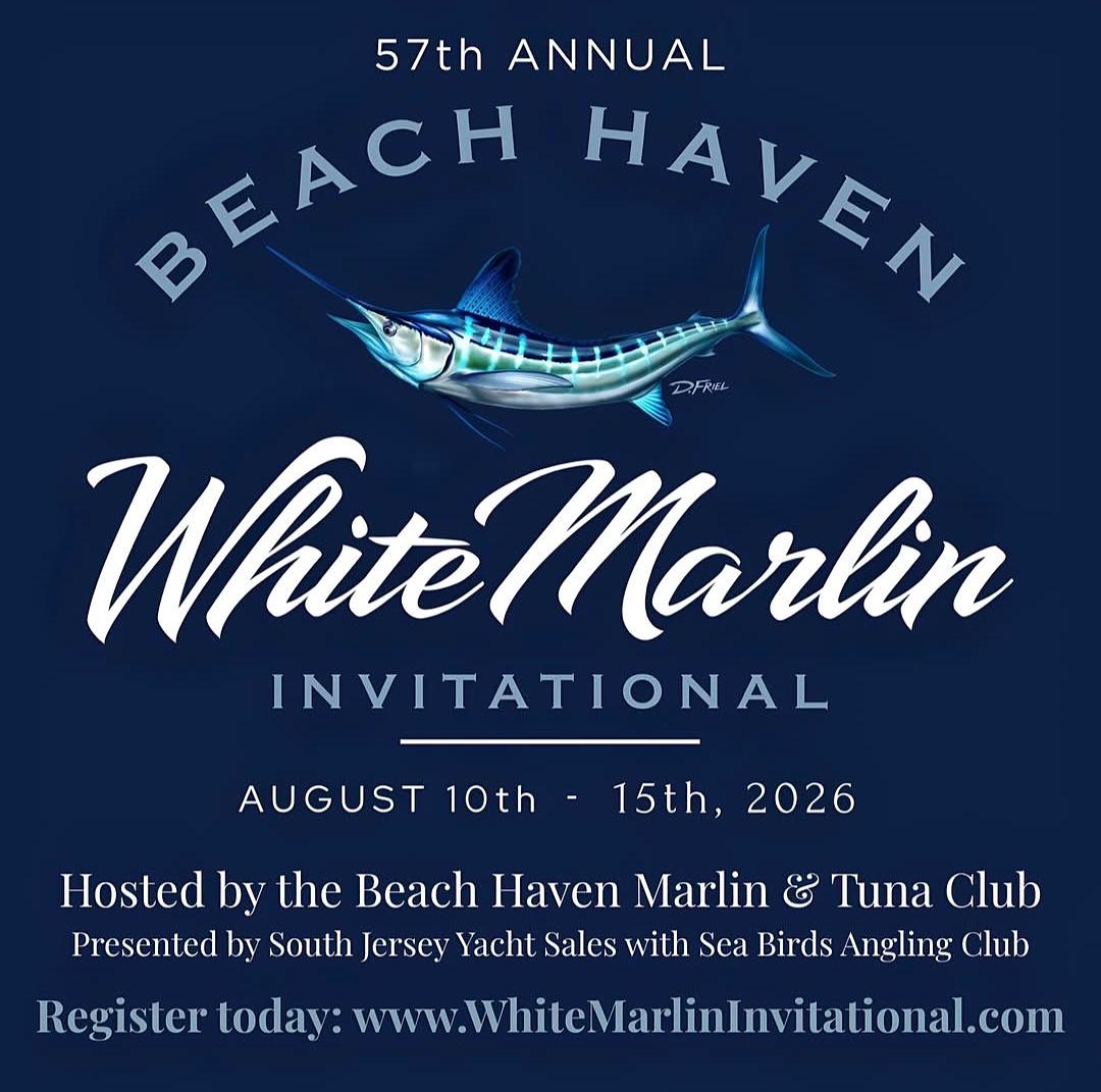 JCYS Proud Sponsors of the 2006 57th Beach Haven White Marlin Invitational - August 10th, 2026 - August 15, 2026